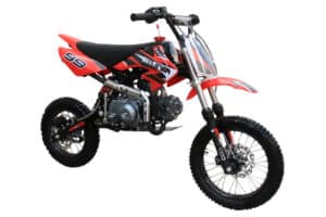Red QG-214S-2 from Coolster 125cc dirt bikes inventory
