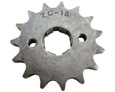 A Front Sprocket 428#15 (SPF-4-15) (CDL-GX018) on a background.