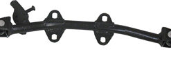 A pair of black Foot Pegs for Dirt Bike (FP-9) (CJJ-FB001) functioning as a foot lever, on a white background.
