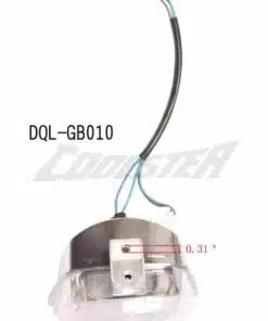 The wiring diagram for the Head Light 3050C (HL-17) (DQL-GB010) light bulb and fuse.