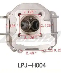 CYLINDER HEAD GY6-157QMJ/150CC (HE-150) (LPJ-H004)