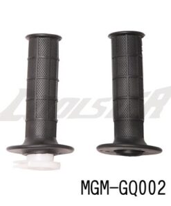 A pair of Handle Bar Grips for Dirt Bike (L.R-Set) 214 (HALR-6) (MGM-GQ002) designed for the mgm g02 with superior hand lever control.