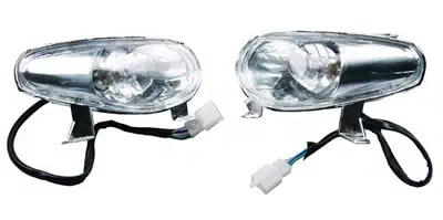 Two Head Light 3050B (HL-22) (MGM-RA002) (COMES IN Set) emitting light on a white background.