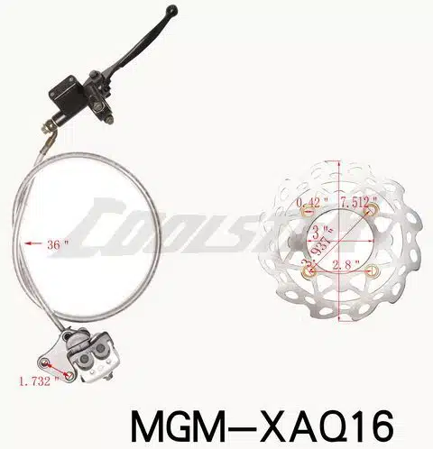Front Brake 214 (From 2014 to Present) (BHF-7) (MGM-XAQ16)