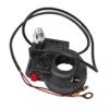 A SW-1 ignition switch for 50 with a wire attached to it, serving as a kill switch.
