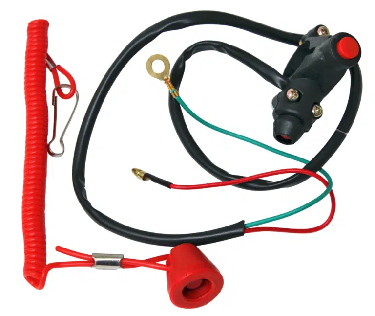 A red wire with a kill switch and a Switch for QG-50X (SW-1A) (DQL-FB009) cord.
