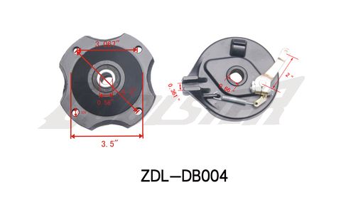 Zdl - d8004 - zdl - Front-Left Brake Shoe 3125XR8 (BSFL-9) (ZDL-DB004).