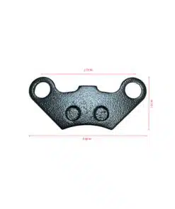 Brake pad for ATV 3050 SERIES / 3125 SERIES / 3200S / 3200U (DBS-1A) (ZDL-EB006) with dimensions labeled: 2.70 inches height and 3.45 inches width, isolated on a white background.