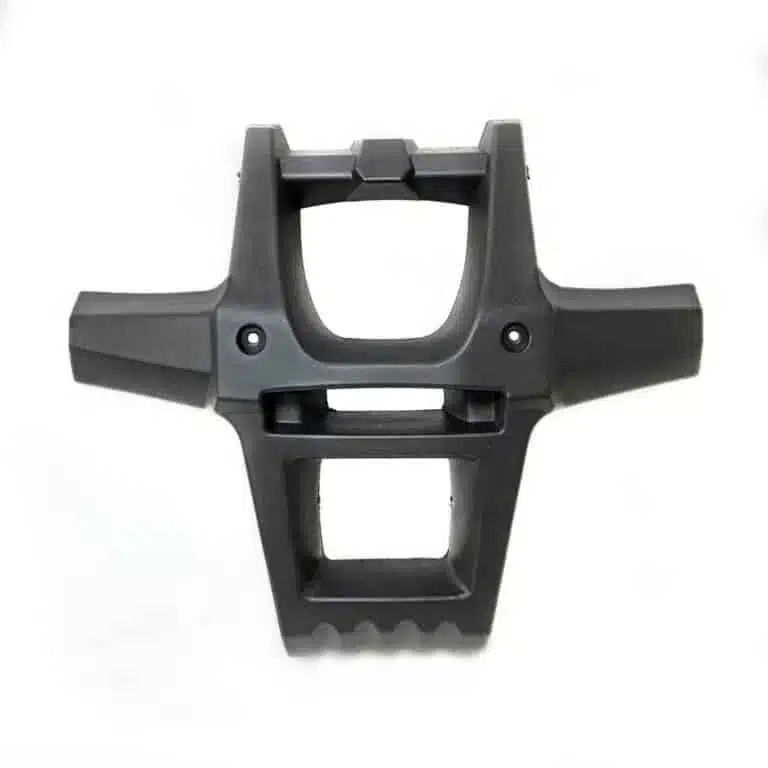 A black handlebar, a body part, for a motorcycle on a white background - Front Plastic Bumper for 3050D, 3125R, XR8 Series (BDSSFB-3125R-A) (CJJ-LD013).