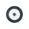 A Front Wheel for QG-214 / QG-214-S-2 / QG-214-FC 125cc Dirt Bike (WHF-13) (MGM-AQ003) on a white background.
