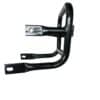 Front Metal Bumper for 3050B 110CC ATV (BDSSF-3050B), black metal part with a glossy finish, featuring multiple mounting points, displayed on a white background.