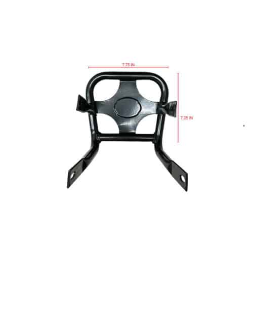 Front Metal Bumper for 3050B 110CC ATV (BDSSF-3050B) bracket with dimensions marked, measuring 7.75 inches in width and 7.25 inches in height.