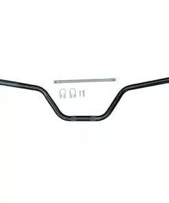 Handle Bar 214 / XR-125 MGM-PQ002 and mounting hardware isolated on a white background.