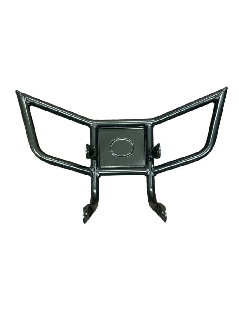 Black metal Rear Rack for 3125A / 3125A2 isolated on a white background.