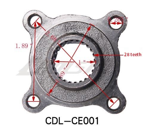 Hub for ATV Axle (CDL-CE001) (HUB-8B)