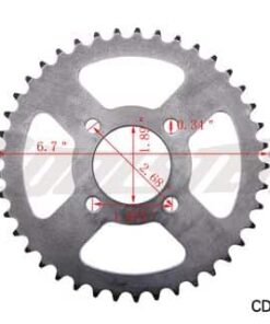 TEETH 420#41(HOME RECORD:48mm PITCH-ROW:68mm)(SPR-23)(CDL-GA002)