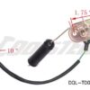 A wiring diagram for a Gas Tank Sensor 6250 (GTSE-3) (DQL-TD001) ignition switch with gauge and meter indications.