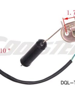 A wiring diagram for a Gas Tank Sensor 6250 (GTSE-3) (DQL-TD001) ignition switch with gauge and meter indications.