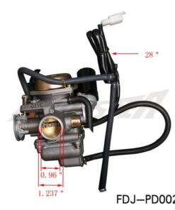 A diagram of a Carburetor PD24 (CA-11) (FDJ-PD002).