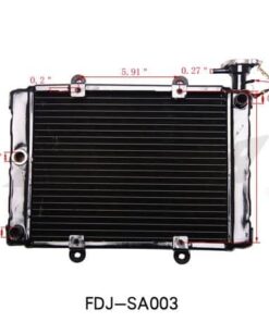 Motorcycle Radiator: Radiator 6250 DBL (RAD-2) (FDJ-SA003)