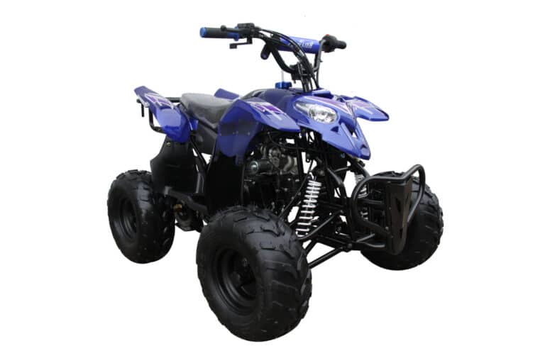 Blue ATV from Coolster's inventory of 110CC ATVs