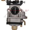 The Carburetor for 4-stroke 49cc (CA-1) (LCJ-B002)'s carburetor.