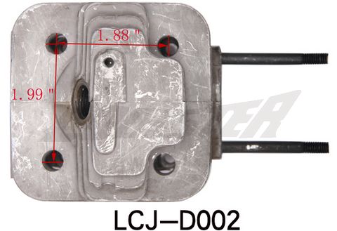 Cylinder Head 49cc 2-stroke (LCJ-D002) (CY-49) - cylinder head and body.