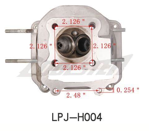 CYLINDER HEAD GY6-157QMJ/150CC (HE-150) (LPJ-H004)