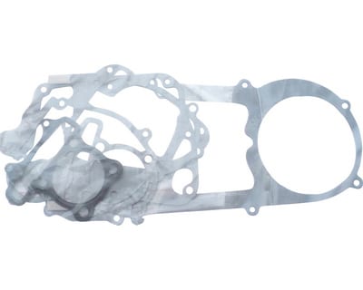 An assortment of Gasket GY6-157QMJ/150cc (GKE-5) (LPJ-L001) on a plain background.