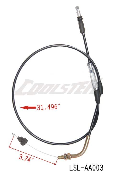 THROTTLE CABLE 80cm-9.5cm (TC-14) (LSL-AA003)