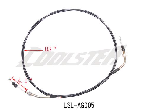 THROTTLE CABLE 220cm-10.5cm (TC-13) (LSL-AG005)