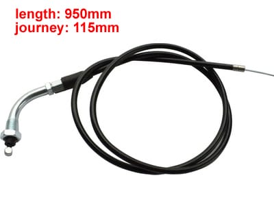 THROTTLE CABLE 95cm-11.5cm (TC-17) (LSL-AQ008)