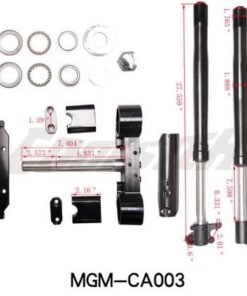 A Front Fork 214FA-3 (FO-17) (MGM-CA003) kit including brackets.