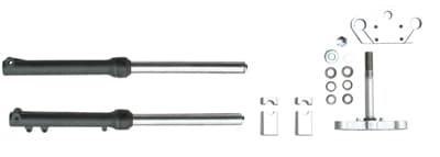 A Front Fork 214FC (FO-19) (MGM-CA010) bracket for holding forks.