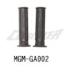 Two motorcycle grips with the Handle Bar Grips for ATV (L.R-Set) 3150DX-2 (HALR-10) (MGM-GA002) initials on them.