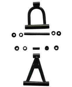 A set of black screws and washers for repairing or assembling a Front A-Arm for 3050C (FAA-9) (MGM-JA003).