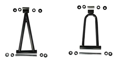 A pair of Front A-Arm for 3125XR-8 (FAA-11) (MGM-JA010) on a white background.