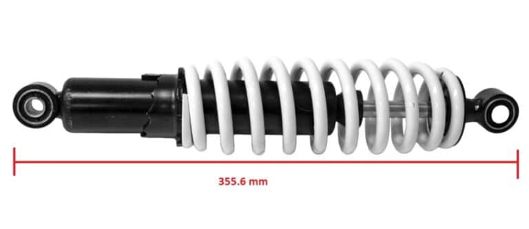 An image of a Rear Suspension for 3125C-2 (355.6 mm) (SU-01) (JZB-BA017) spring.