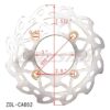 A diagram displaying the dimensions of a Front Disc Brake 214:190mm (BDFR-7) (ZDL-CA002).