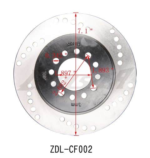 REAR DISC BRAKE 3125B