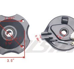 Zdl - d8004 - zdl - Front-Left Brake Shoe 3125XR8 (BSFL-9) (ZDL-DB004).