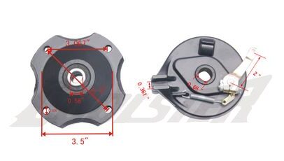 Zdl - d8004 - zdl - Front-Left Brake Shoe 3125XR8 (BSFL-9) (ZDL-DB004).