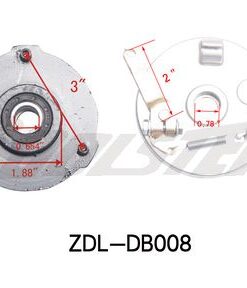 Zdl - Front-Right Brake Shoe Assembly 3050C (BSFR-12) (ZDL-DB008) - d8008.