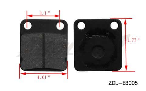 BRAKE PAD FOR GO KART (DBS-6) (ZDL-EB005)