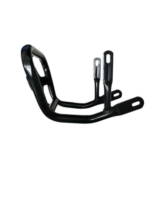 A black Front Metal Bumper for ATV-3125B/3125B-2 125CC ATV (BDSSF-3125B) part isolated on a white background.