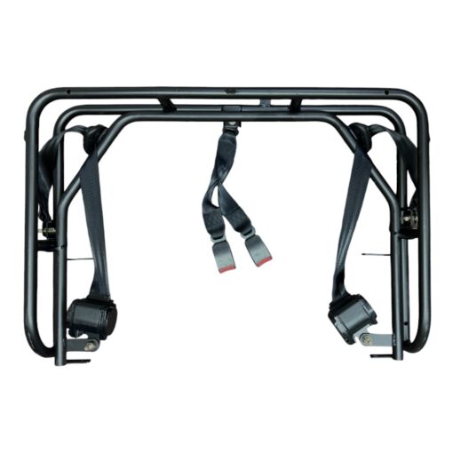 Roll Bar for GK-6125A (RB-1) with attached safety straps and side guards, isolated on a white background.