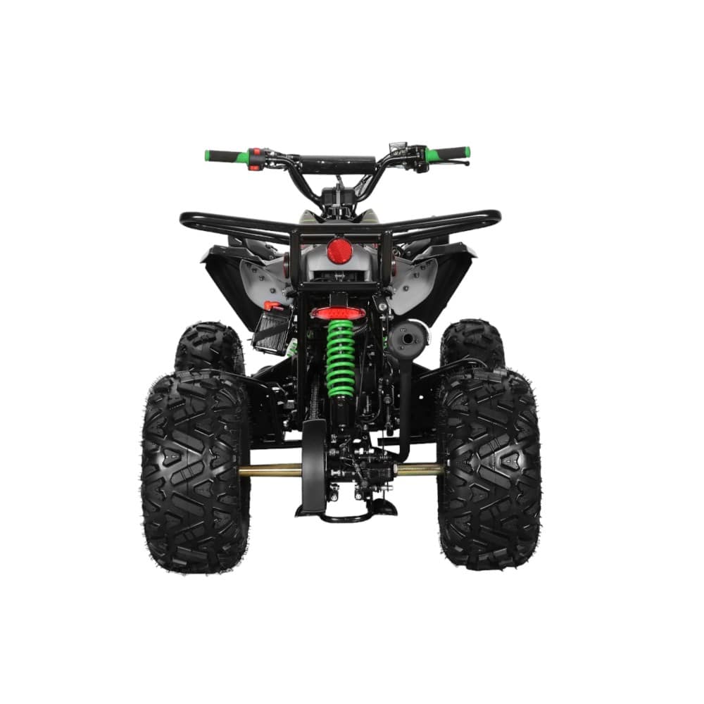 Coolster 125cc 3125CX2 Mid-Sized Sport Style ATV Black Rear View-Photoroom