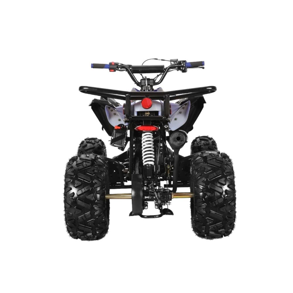 Coolster 125cc 3125CX2 Mid-Sized Sport Style ATV Blue Rear View-Photoroom