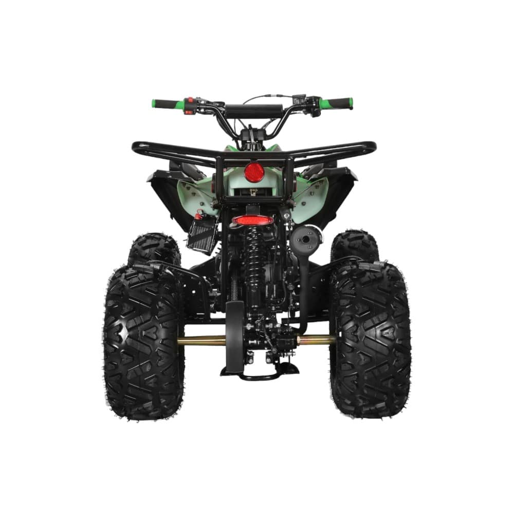 Coolster 125cc 3125CX2 Mid-Sized Sport Style ATV Green Rear View-Photoroom