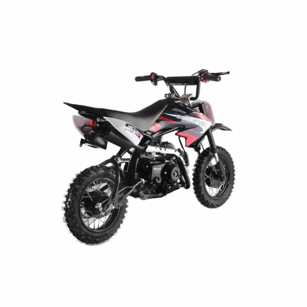 Coolster 125cc QG-213 Dirt Bike Black Rear Right Quarter View